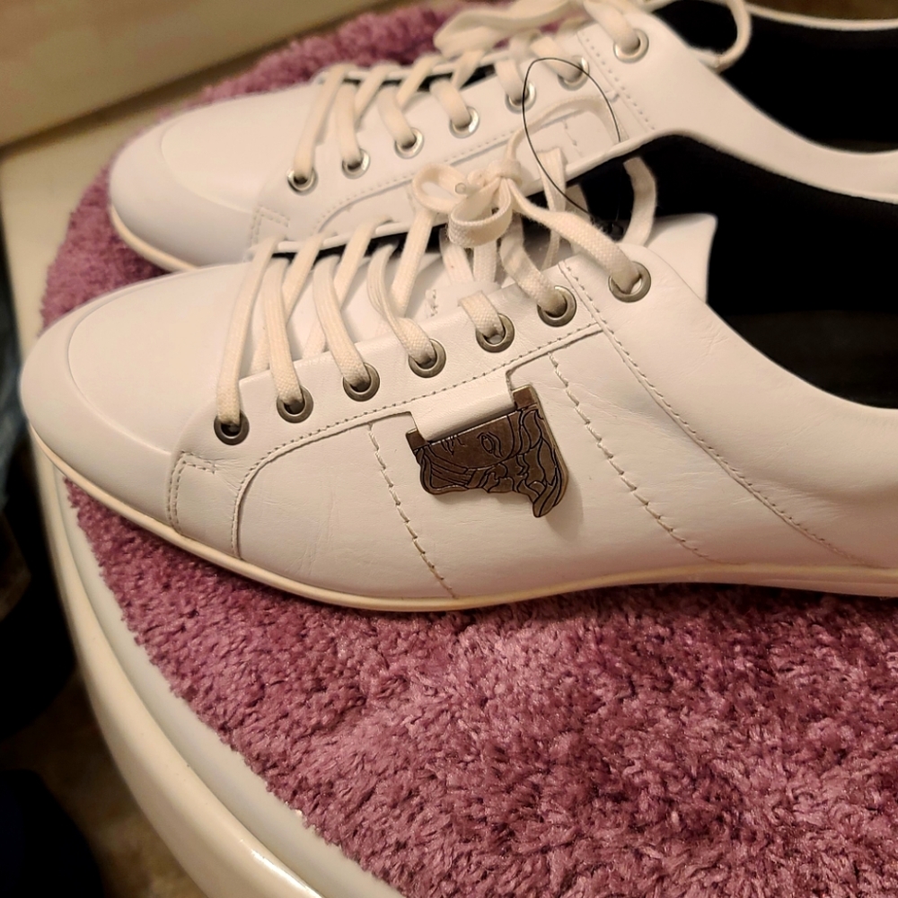 Versace Collection Men's Medusa Logo Low Top Sneakers